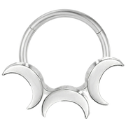 Titanium Segment Clicker - Three Crescents