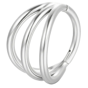 Titanium Triple Segment Clicker - Circle