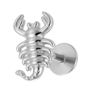 Titanium Decorative Labret - Scorpio