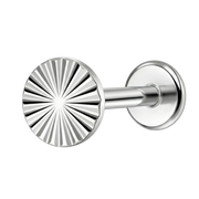 Titanium Decorative Labret - Structural Circle