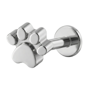 Labret decorativo de titanio - Pata