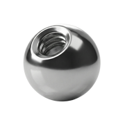 Titanium Nut - Ball with Internal Thread