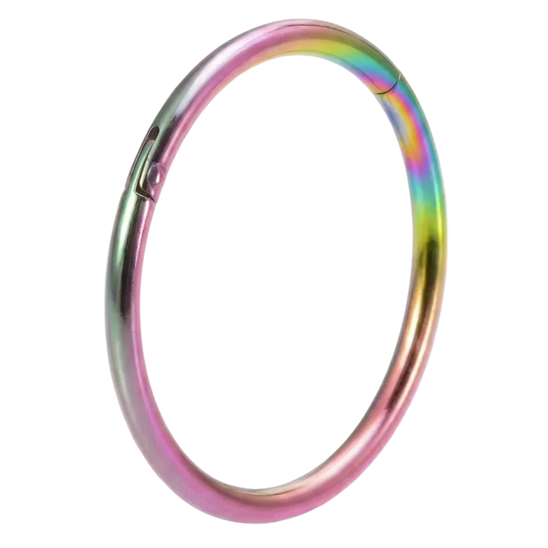 Clicker Segmentado de Titanio - Círculo - Piercing Planet