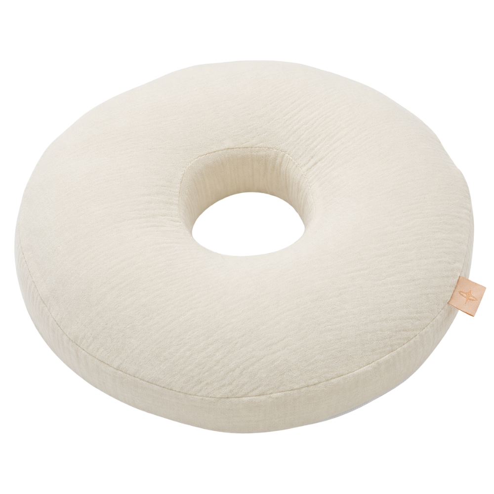 Donut pillow for piercing - muslin, 30 cm, Polish product