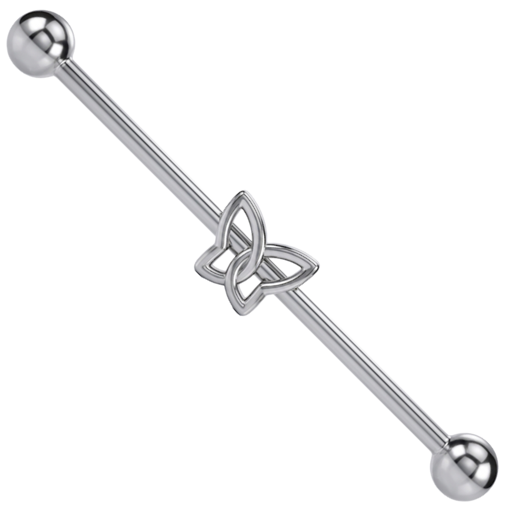 Stalowa Sztanga Ozdobna  - Motyl