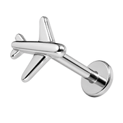 Stalowy Labret Ozdobny Samolot
