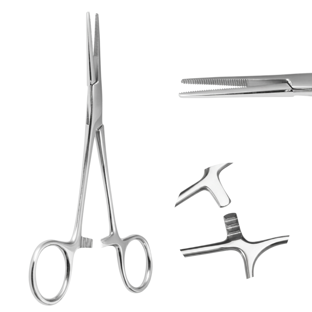 Alicates para piercing - Recto, 14,5 cm