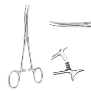 Alicates para piercing - Curvos, 14,5 cm