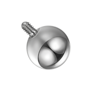 Tuerca de Titanio - Bola con Rosca Externa