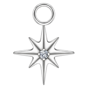 Tytanowy Charm Zawieszka Gwiazdka