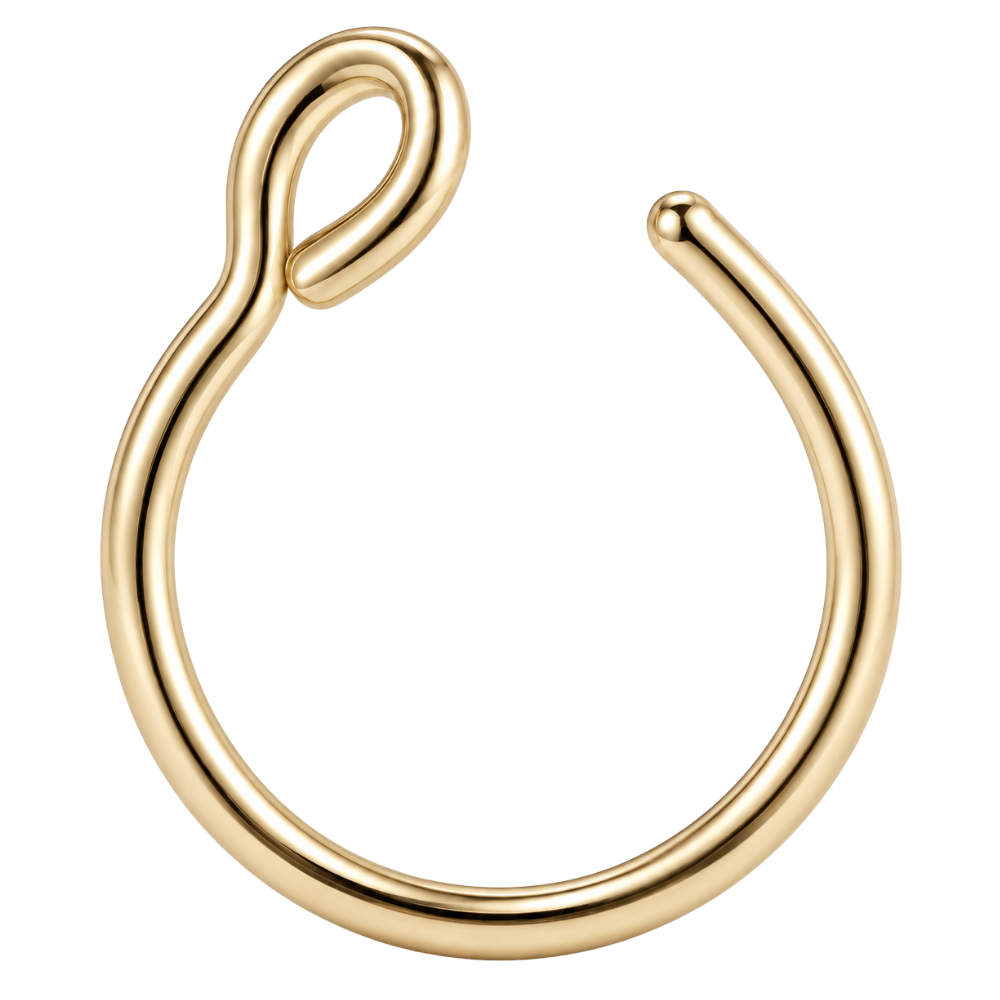 Titanium Fake Nose Ring