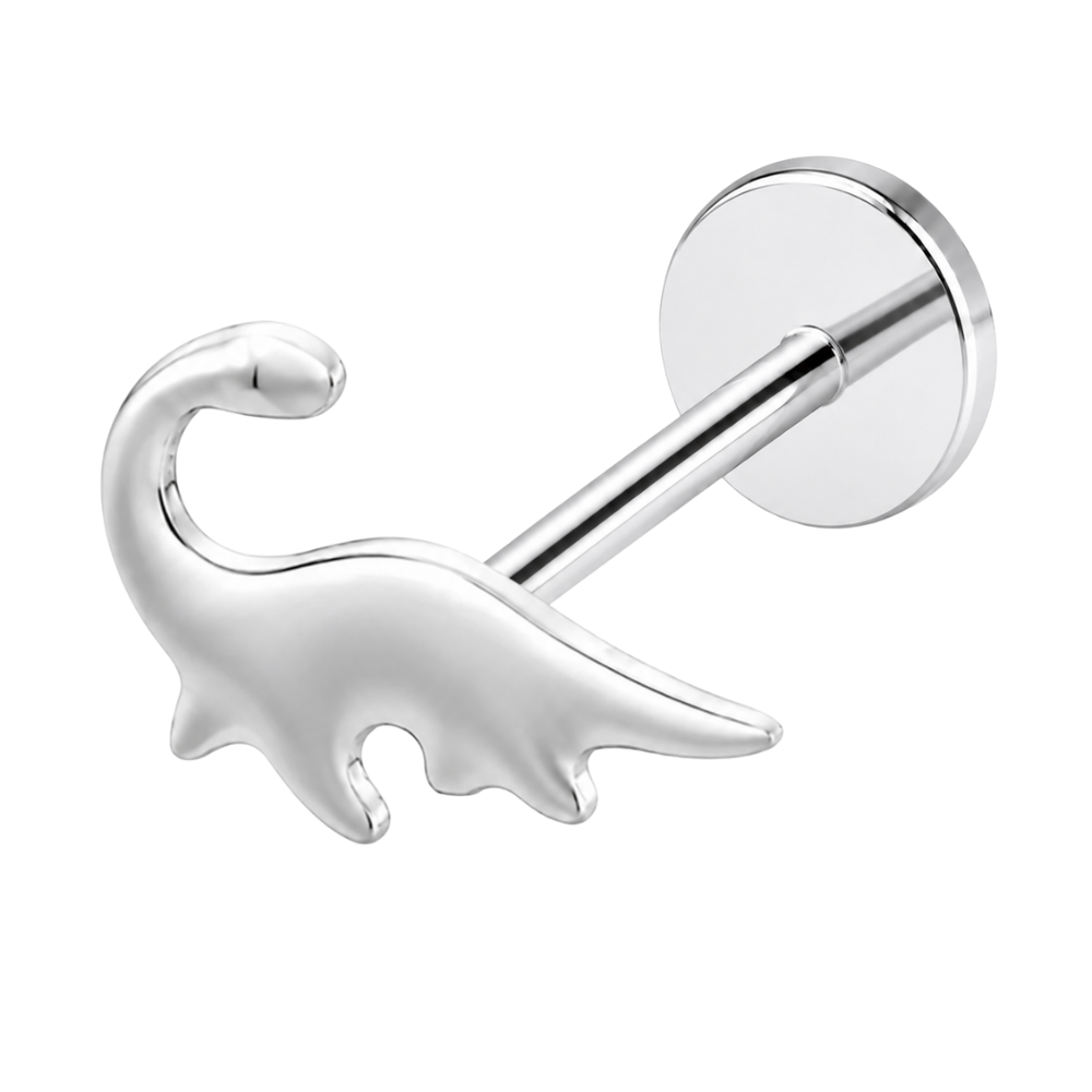 Tytanowy Labret Ozdobny Dinozaur
