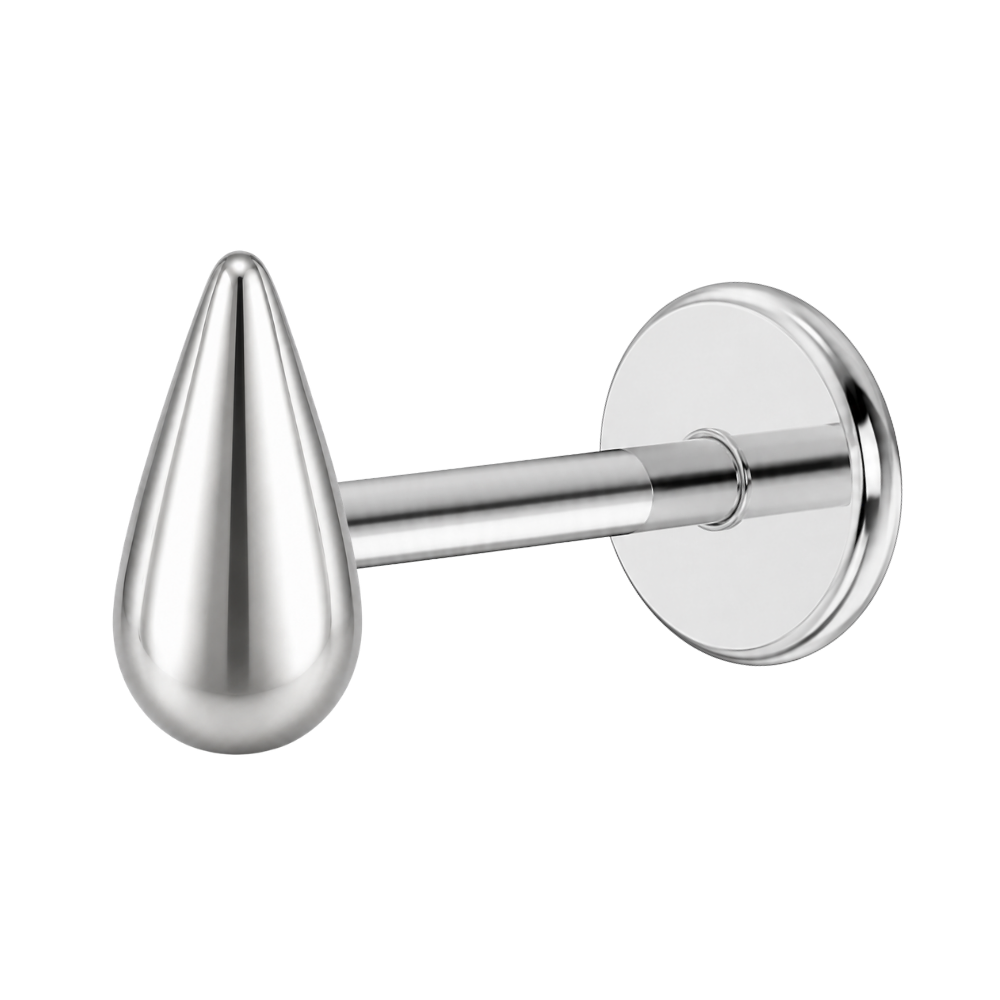 Tytanowy Labret Ozdobny Kropla