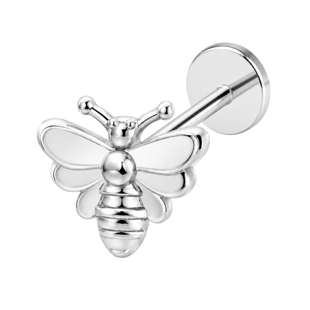 Tytanowy Labret Ozdobny Pszczola