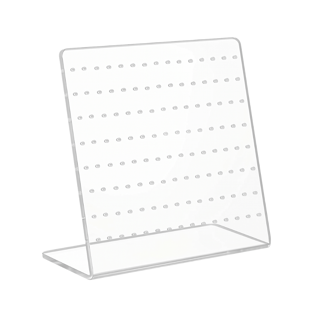 Akrylowy Ekspozytor na Kolczyki do Piercingu - 120 miejsc