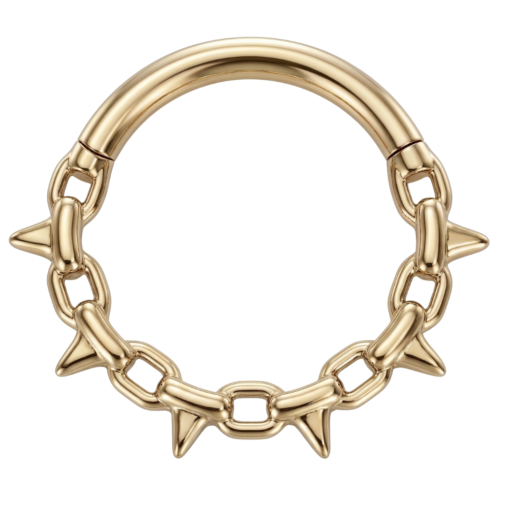 Stalowy Clicker Segmentowy Ciernie - Kółko