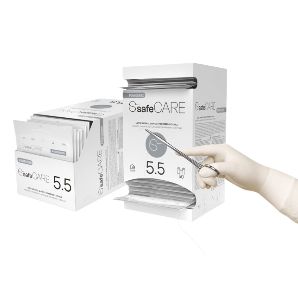 SafeCARE Powdered Sterile Surgical Gloves - 1 Pair