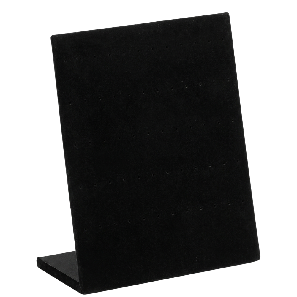 Welurowy Ekspozytor na Kolczyki do Piercingu - 60 Otworów